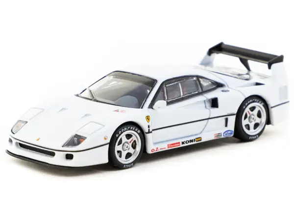 Ferrari F40 White "Road64" Series 1/64 Diecast Model Car by Tarmac Works #2