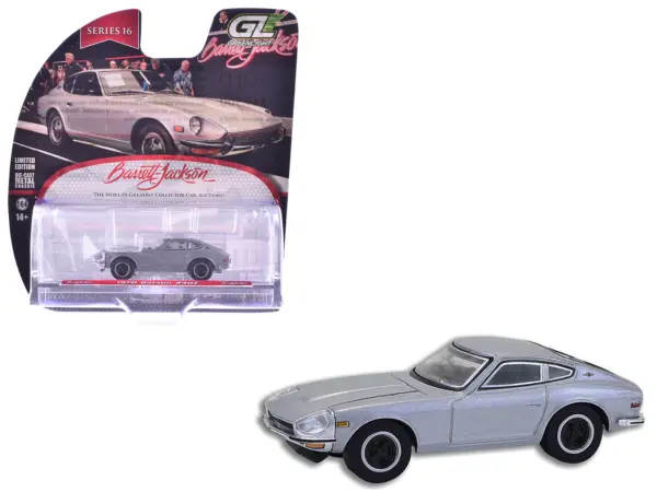 1970 Datsun 240Z Silver Metallic "Barrett-Jackson" Series 16 1/64 Diecast Model Car by Greenlight #1