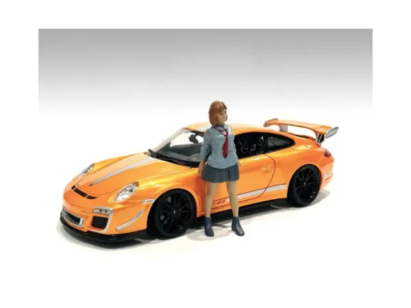 "Car Meet 1" Figurine V for 1/24 Scale Models by American Diorama #1