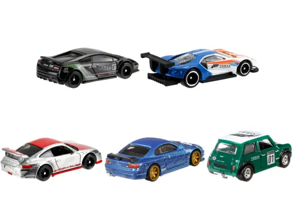 "Forza Motorsport" 5 piece Set Diecast Model Cars by Hot Wheels #3