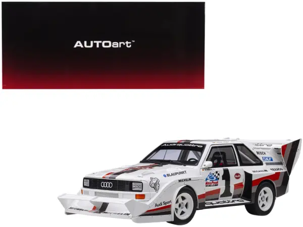 Audi Quattro S1 #1 Walter Roehrl Winner Pikes Peak (1987) 1/18 Model Car by Autoart #1