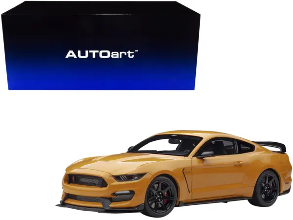 Ford Mustang Shelby GT-350R Orange Fury Metallic 1/18 Model Car by Autoart #1