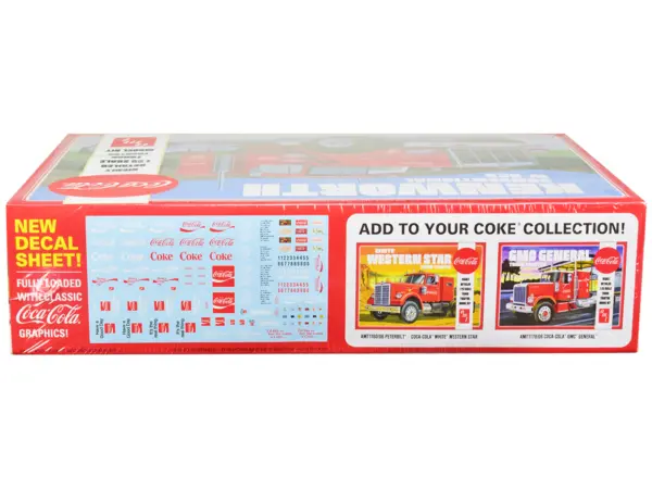 Skill 3 Model Kit Kenworth Conventional W-925 Tractor Truck "Coca-Cola" 1/25 Scale Model by AMT #2