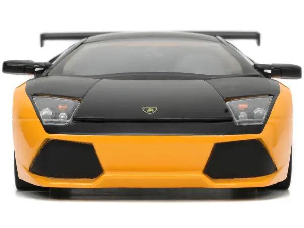 Lamborghini Murcielago LP 640 Yellow Metallic and Matt Black "Hyper-Spec" Series 1/24 Diecast Model Car by Jada #4