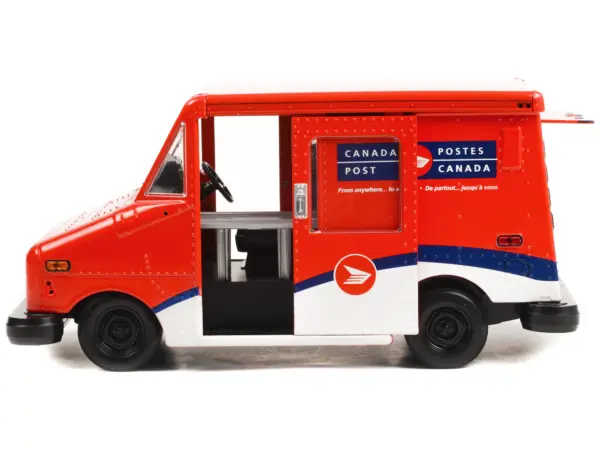 Canada Post LLV Long-Life Postal Delivery Vehicle Red and White 1/18 Diecast Model Car by Greenlight #2