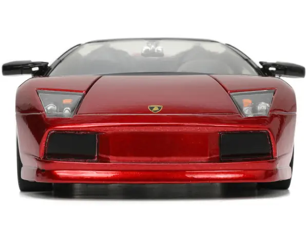 Lamborghini Murcielago Roadster Red Metallic "Hyper-Spec" Series 1/24 Diecast Model Car by Jada #4
