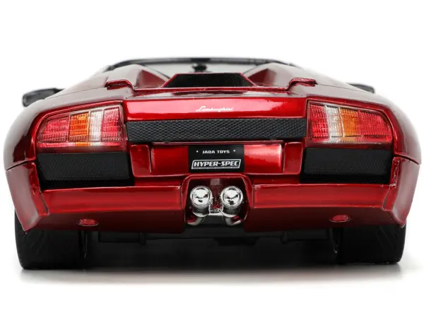 Lamborghini Murcielago Roadster Red Metallic "Hyper-Spec" Series 1/24 Diecast Model Car by Jada #5