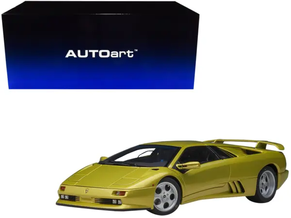 Lamborghini Diablo SE30 Giallo Spyder Yellow Metallic 1/18 Model Car by Autoart #1