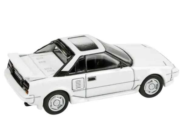 1985 Toyota MR2 MK1 Super White with Sunroof 1/64 Diecast Model Car by Paragon Models #2
