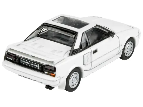 1985 Toyota MR2 MK1 Super White with Sunroof 1/64 Diecast Model Car by Paragon Models #3