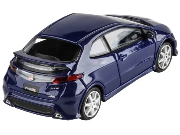 2007 Honda Civic Type R FN2 Sapphire Blue Metallic 1/64 Diecast Model Car by Paragon Models #4