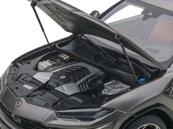Lamborghini Urus Grigio Lynx Gray Metallic 1/18 Model Car by Autoart #3