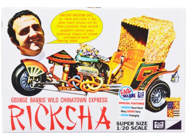 Skill 2 Model Kit George Barris' Wild Chinatown Express Ricksha 1/20 Scale Model by MPC #1