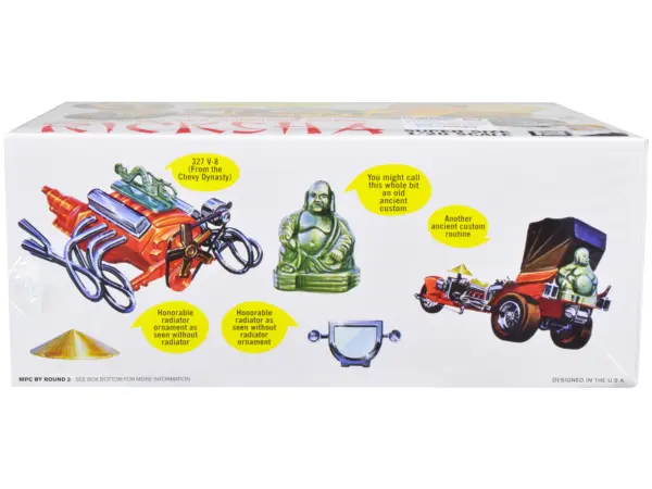 Skill 2 Model Kit George Barris' Wild Chinatown Express Ricksha 1/20 Scale Model by MPC #2