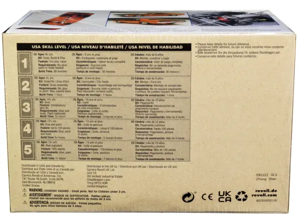 Level 4 Model Kit 1970 Dodge Challenger T/A "Streetburner" 2-in-1 Kit 1/24 Scale Model by Revell #4