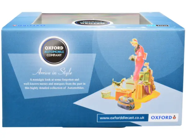 1942 Chrysler Town and Country Woody Wagon Regal Maroon with Roof Rack 1/87 (HO) Scale Diecast Model Car by Oxford Diecast #2