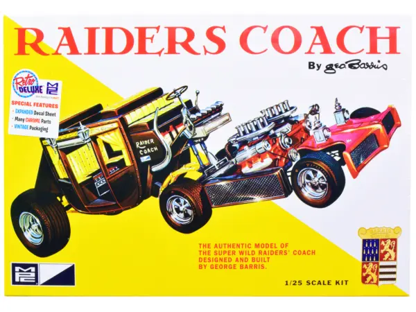 Skill 2 Model Kit George Barris' Super Wild Raiders' Coach 1/25 Scale Model by MPC #1
