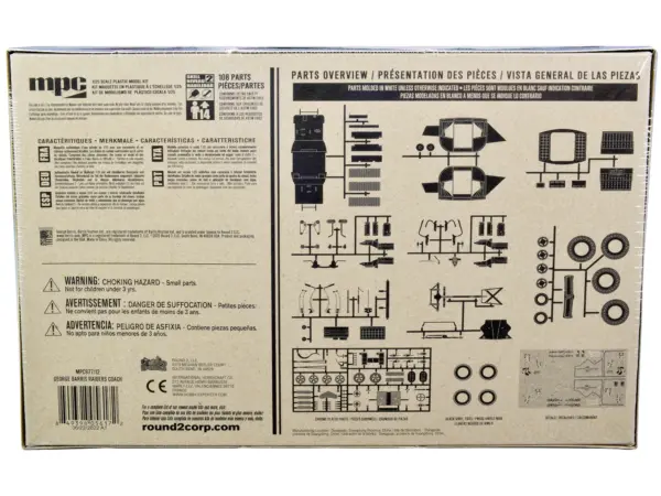 Skill 2 Model Kit George Barris' Super Wild Raiders' Coach 1/25 Scale Model by MPC #4
