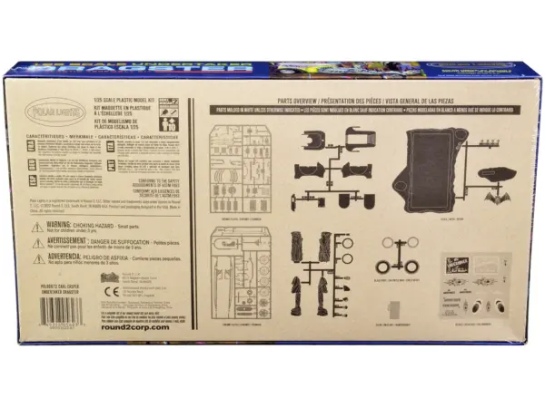 Skill 2 Model Kit Undertaker Dragster by Carl Casper 1/25 Scale Model by Polar Lights #4