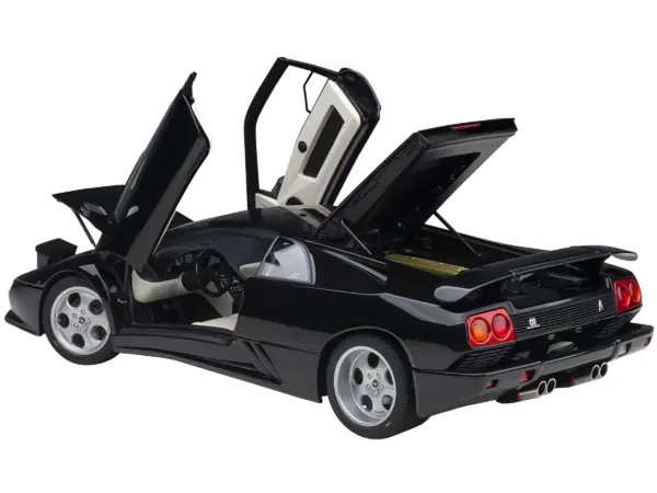 Lamborghini Diablo SE30 Deep Black Metallic 1/18 Model Car by Autoart #2