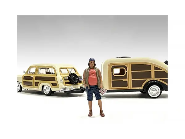 "Campers" Figure 2 for 1/18 Scale Models by American Diorama #1