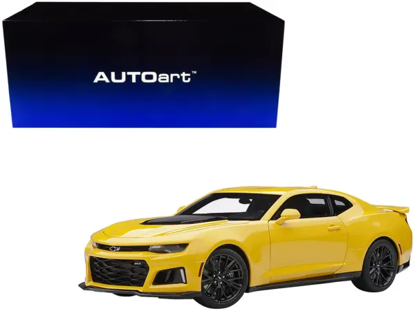 Chevrolet Camaro ZL1 Bright Yellow 1/18 Model Car by Autoart #1
