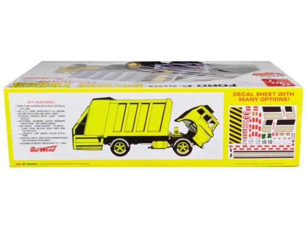 Skill 3 Model Kit Ford C-900 GarWood Refuse Garbage Truck with Load-Packer 1/25 Scale Model by AMT #2