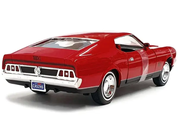 1971 Ford Mustang Mach 1 Red James Bond 007 "Diamonds are Forever" (1971) Movie "James Bond Collection" Series 1/24 Diecast Model Car by Motormax #3