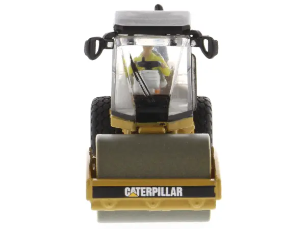 CAT Caterpillar CS56 Smooth Drum Vibratory Soil Compactor with Operator "High Line" Series 1/87 (HO) Scale Diecast Model by Diecast Masters #4