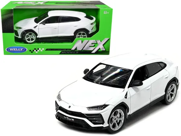 Lamborghini Urus White "NEX Models" 1/24 Diecast Model Car by Welly #1
