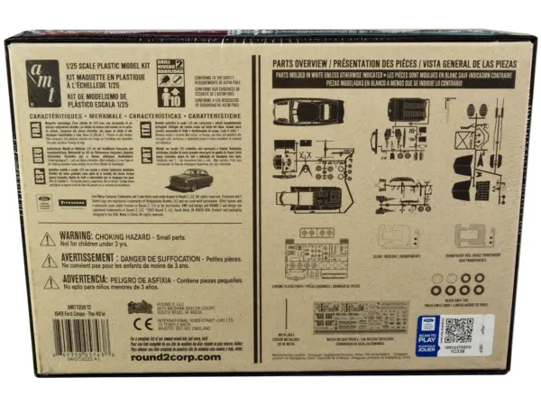 Skill 2 Model Kit 1949 Ford Coupe "The 49'er" 3-in-1 Kit 1/25 Scale Model by AMT #4