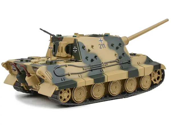 German Sd. Kfz. 186 Jagdpanzer VI Jagdtiger Heavy Tank Destroyer #211 with Henschel Turret "Schwere Panzerjager Abteilung 512 Germany 1945" 1/43 Diecast Model by AFVs of WWII #2