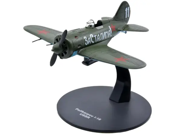 Polikarpov I-16 Fighter Plane (USSR 1933) 1/72 Diecast Model by Warbirds of WWII #3