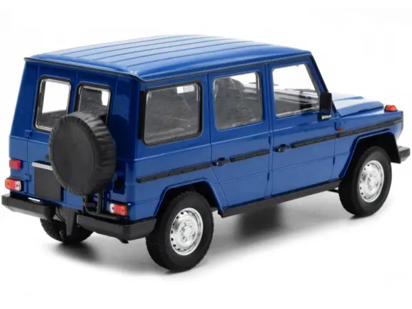 1980 Mercedes-Benz G-Model (LWB) Dark Blue with Black Stripes Limited Edition to 402 pieces Worldwide 1/18 Diecast Model Car by Minichamps #3