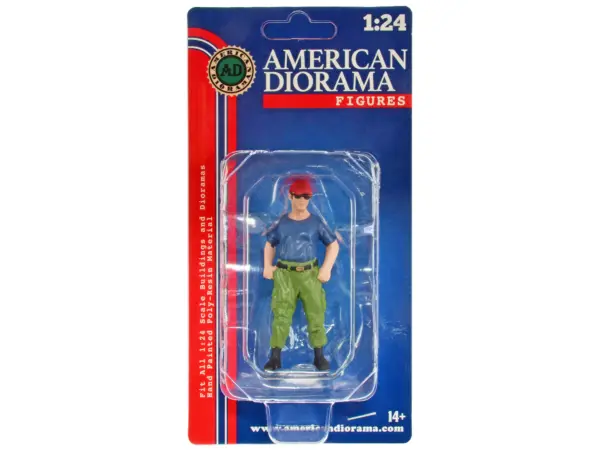 "Firefighters" Off Duty Figure for 1/24 Scale Models by American Diorama #3