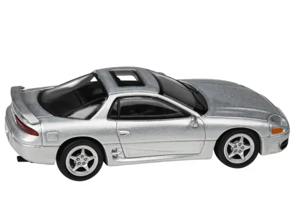 Mitsubishi 3000GT GTO Silver Metallic with Sunroof 1/64 Diecast Model Car by Paragon Models #2