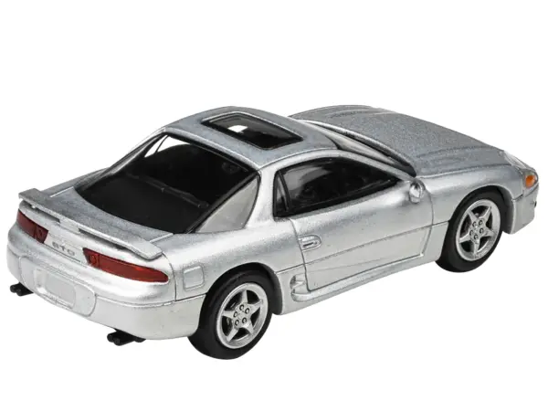 Mitsubishi 3000GT GTO Silver Metallic with Sunroof 1/64 Diecast Model Car by Paragon Models #4