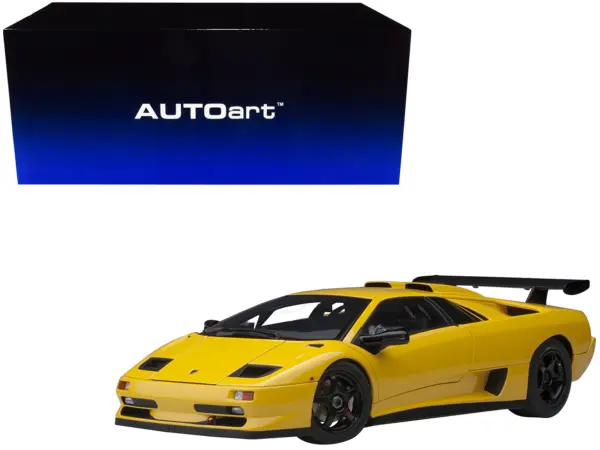 Lamborghini Diablo SV-R Superfly Yellow 1/18 Model Car by Autoart #1