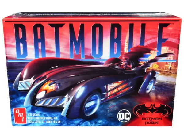 Skill 2 Model Kit Batmobile "Batman & Robin" (1997) Movie 1/25 Scale Model by AMT #1