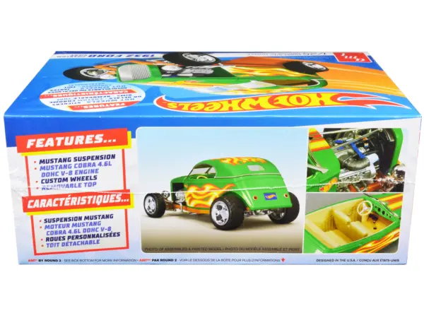 Skill 2 Model Kit 1932 Ford Phantom Vicky "Hot Wheels" 1/25 Scale Model by AMT #3