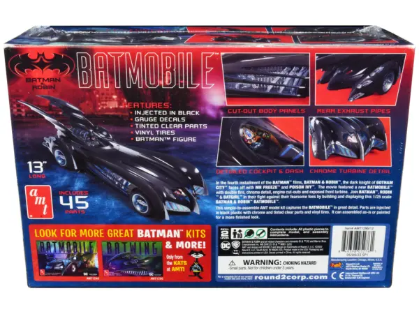 Skill 2 Model Kit Batmobile "Batman & Robin" (1997) Movie 1/25 Scale Model by AMT #4