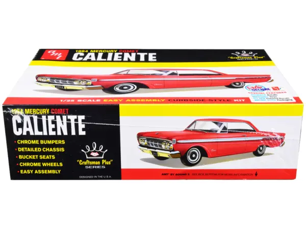 Skill 2 Model Kit 1964 Mercury Comet Caliente "Craftsman Plus" Series 1/25 Scale Model by AMT #3