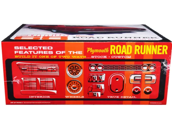 Skill 2 Model Kit 1968 Plymouth Road Runner 1/25 Scale Model by AMT #3