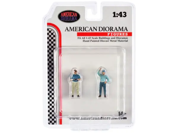 "Racing Legends" 50's Set of 2 Diecast Figures for 1/43 Scale Models by American Diorama #4