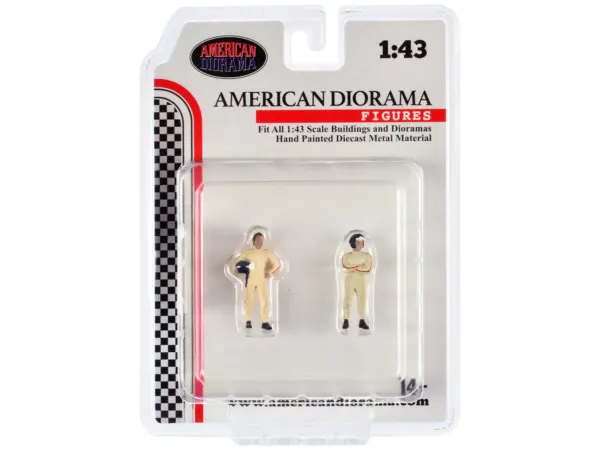 "Racing Legends" 60's Set of 2 Diecast Figures for 1/43 Scale Models by American Diorama #4