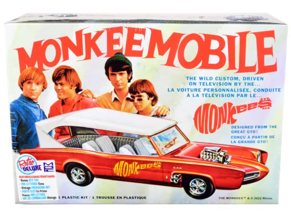 Skill 2 Model Kit Monkeemobile "The Monkees" (1966-1968) TV Series 1/25 Scale Model Car by MPC #1