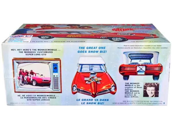 Skill 2 Model Kit Monkeemobile "The Monkees" (1966-1968) TV Series 1/25 Scale Model Car by MPC #3