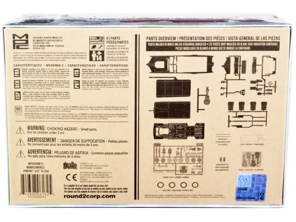 Skill 2 Model Kit Monkeemobile "The Monkees" (1966-1968) TV Series 1/25 Scale Model Car by MPC #4