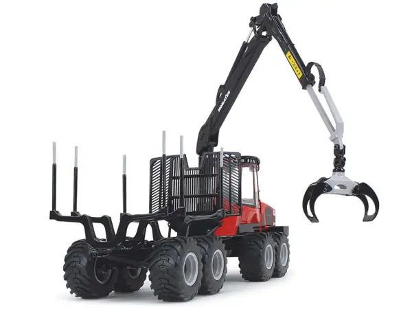 Komatsu 875.1 Forwarder Red and Black 1/32 Diecast Model by First Gear #4