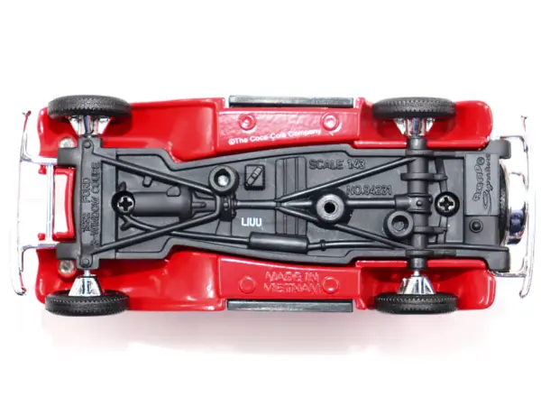 1932 Ford Coupe "Coca-Cola" Red with Black Top 1/43 Diecast Model Car by Motor City Classics #5